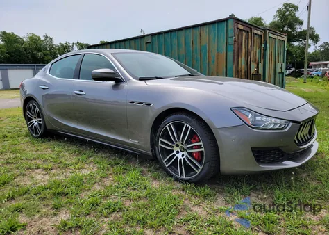 2019 Maserati Ghibli S Q4 из США, поврежденный, VIN ZAM57XSA1K1335535